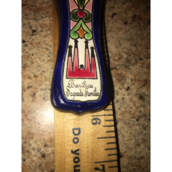 Vintage Artesanias Medina Perez Cross Hand Made In Spain Religious Art Beautiful - Picture 7 of 7